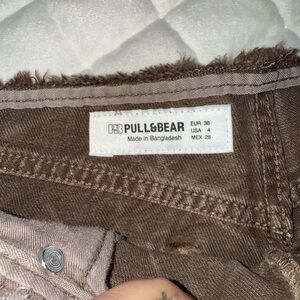 Never worn Pull&Bear Brown no waist shorts